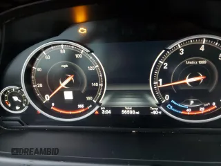 2016 BMW 6 Series 650i with VIN WBA6F5C5XGD996596, listed as a Copart auction lot 43381755 with 56,593 mi miles and Salvage Title. Bid and sale history available at carsss.com. Image 9.