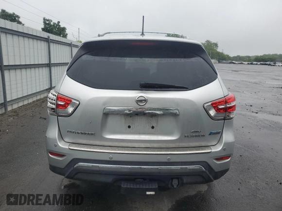 2014 Nissan Pathfinder Platinum Hybrid with VIN 5N1CR2MM1EC660531, listed as a Copart auction lot 59634305 with 164,996 mi miles and Clean title. Bid and sale history available at DreamBid. Image 6.