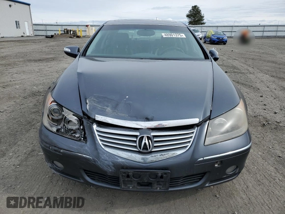 2007 Acura RL Technology with VIN JH4KB16637C003907, listed as a Copart auction lot 48901375 with 250,312 mi miles and Salvage title. Bid and sale history available at DreamBid. Image 5.