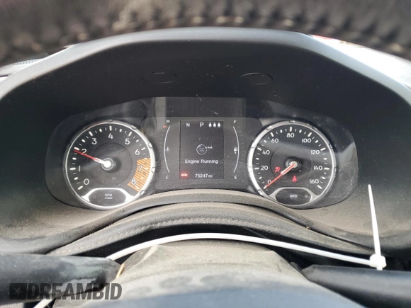 2019 Jeep Renegade Altitude z VIN ZACNJABB0KPK52915, wystawiony jako Copart lot #47705455 z przebiegiem 75 247 mil mil oraz Szkoda całkowita • Salvage title. Historia ofert i sprzedaży dostępna na DreamBid. Obrazek 9.