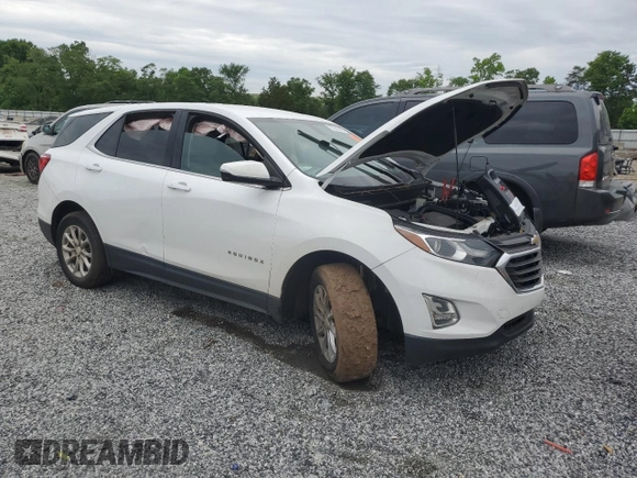 2018 Chevrolet Equinox LT with VIN 3GNAXJEVXJS606983, listed as a Copart auction lot 57243435 with 115,668 mi miles and Salvage title. Bid and sale history available at DreamBid. Image 4.