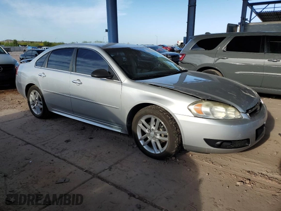 2013 Chevrolet Impala LTZ with VIN 2G1WC5E35D1177101, listed as a Copart auction lot 53388555 with 218,401 mi miles and Salvage Title. Bid and sale history available at DreamBid. Image 4.