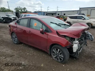 2021 Nissan Versa SV with VIN 3N1CN8EV4ML856575, listed as a Copart auction lot 58821295 with Not provided miles and Salvage title. Bid and sale history available at DreamBid. Image 4.