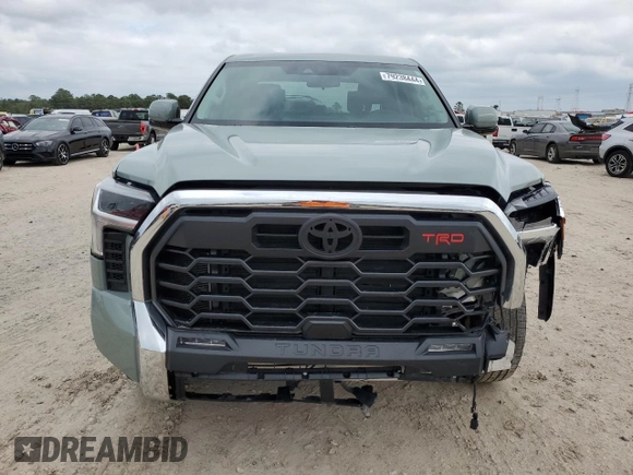 2023 Toyota Tundra 2WD SR5 with VIN 5TFLA5AB6PX024909, listed as a Copart auction lot 79238444 with 23,334 mi miles and Salvage Title. Bid and sale history available at carsss.com. Image 5.