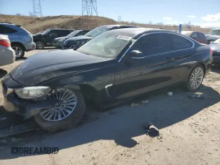 2014 BMW 4 Series 435i xDrive with VIN WBA3R5C5XEK188168, listed as a Copart auction lot 46941345 with 0 mi miles and Clean Title. Bid and sale history available at carsss.com. Image 1.