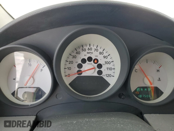 2007 Dodge Caliber with VIN 1B3HB28B77D232646, listed as a Copart auction lot 87114424 with 181,506 mi miles and Clean Title. Bid and sale history available at carsss.com. Image 9.