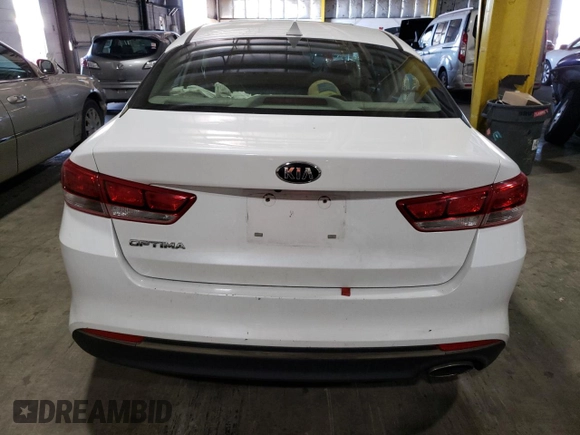 2016 Kia Optima LX with VIN 5XXGT4L30GG002858, listed as a Copart auction lot 74230034 with 83,651 mi miles and Salvage title. Bid and sale history available at DreamBid. Image 6.
