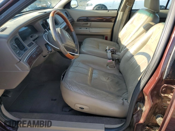 2003 Mercury Grand Marquis LS Premium with VIN 2MEFM75W03X606245, listed as a Copart auction lot 50795125 with 207,117 mi miles and Salvage Title. Bid and sale history available at DreamBid. Image 7.