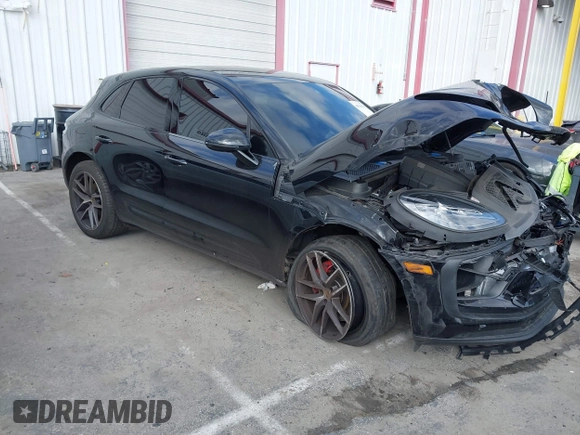2022 Porsche Macan S with VIN WP1AG2A59NLB24147, listed as a IAAI auction lot 41526910 with 24,026 mi miles and . Bid and sale history available at DreamBid. Image 1.