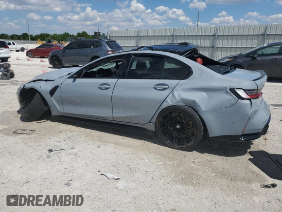 2025 BMW M3 Competition xDrive z VIN WBS33HJ0XSFT68891, wystawiony jako Copart lot #50525675 z przebiegiem Nie podano mil oraz Nie do naprawy • Non repairable. Historia ofert i sprzedaży dostępna na DreamBid. Obrazek 2.
