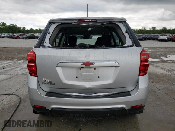 2017 Chevrolet Equinox LS z VIN 2GNALBEK7H1567122, wystawiony jako Copart lot #55476905 z przebiegiem 189 822 mil mil oraz Szkoda całkowita • Salvage title. Historia ofert i sprzedaży dostępna na DreamBid. Obrazek 6.