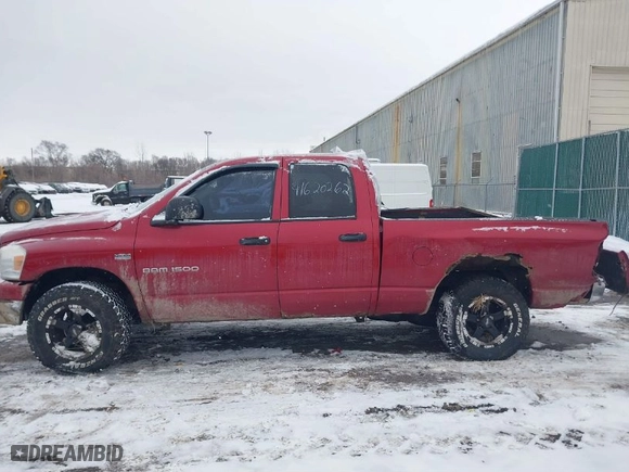 2007 Dodge Ram 1500 SLT with VIN 1D7HU18267S191267, listed as a IAAI auction lot 41620262 with NaN miles. Bid and sale history available at carsss.com. Image 14.