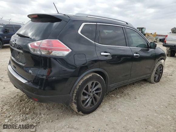 2016 Nissan Rogue SL with VIN 5N1AT2MT3GC830794, listed as a Copart auction lot 45038605 with 137,439 mi miles and Salvage Title. Bid and sale history available at carsss.com. Image 3.