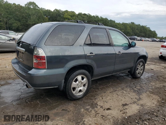 2006 Acura MDX with VIN 2HNYD18266H525453, listed as a Copart auction lot 74665534 with 189,045 mi miles and Salvage Title. Bid and sale history available at carsss.com. Image 3.