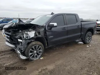 2023 Chevrolet Silverado 1500 LT with VIN 2GCPACED1P1108361, listed as a Copart auction lot 45229905 with 29,219 mi miles and Salvage Title. Bid and sale history available at DreamBid. Image 1.