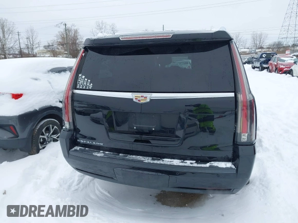 2016 Cadillac Escalade ESV Premium Collection with VIN 1GYS4JKJ9GR238325, listed as a IAAI auction lot 41214651 with 113,655 mi miles and . Bid and sale history available at DreamBid. Image 16.