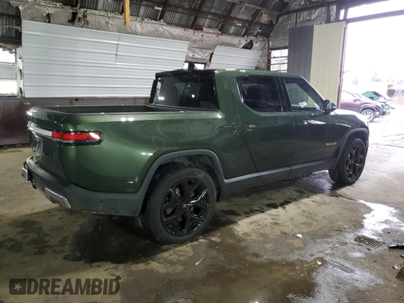 2023 Rivian R1T Adventure with VIN 7FCTGAAA0PN024165, listed as a Copart auction lot 84265444 with Not Provided miles and Salvage Title. Bid and sale history available at carsss.com. Image 3.