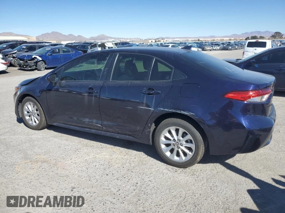 2021 Toyota Corolla LE with VIN JTDVPMAE1MJ125026, listed as a Copart auction lot 45773135 with 80,047 mi miles and Salvage Title. Bid and sale history available at carsss.com. Image 2.