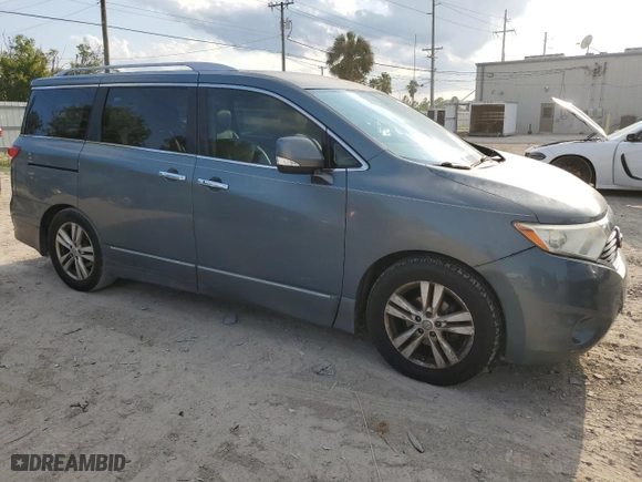 2013 Nissan Quest SV with VIN JN8AE2KP6D9062326, listed as a Copart auction lot 66538104 with 172,849 mi miles and Non Repairable. Bid and sale history available at carsss.com. Image 4.