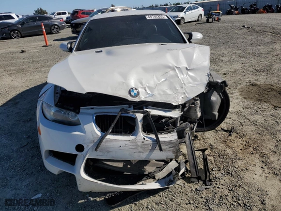 2011 BMW M3 with VIN WBSDX9C59BE584454, listed as a Copart auction lot 46702895 with 0 mi miles and Salvage Title. Bid and sale history available at carsss.com. Image 5.
