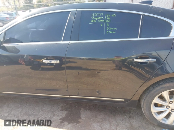 2015 Buick LaCrosse Leather with VIN 1G4GB5G34FF305878, listed as a IAAI auction lot 41972121 with 176,655 mi miles. Bid and sale history available at carsss.com. Image 15.