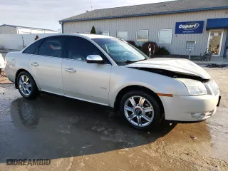 2008 Mercury Sable Premier with VIN 1MEHM42W38G600870, listed as a Copart auction lot 50564345 with 211,414 mi miles and Non Repairable. Bid and sale history available at carsss.com. Image 4.