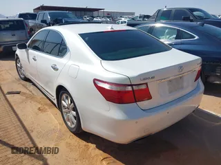 2007 Lexus LS 460 with VIN JTHBL46F275017817, listed as a IAAI auction lot 41958897 with 100,301 mi miles and . Bid and sale history available at DreamBid. Image 3.