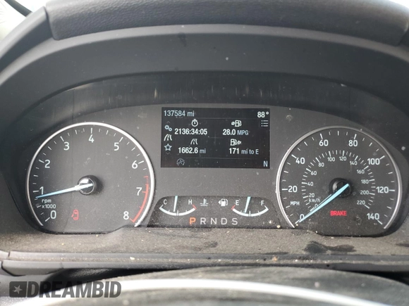 2019 Ford EcoSport SE z VIN MAJ6S3GL4KC308933, wystawiony jako Copart lot #51759925 z przebiegiem 137 584 mil mil oraz Szkoda całkowita • Salvage title. Historia ofert i sprzedaży dostępna na DreamBid. Obrazek 9.