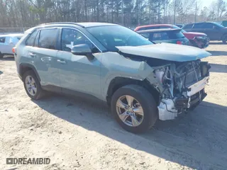 2022 Toyota RAV4 Hybrid XLE with VIN JTMRWRFVXND143454, listed as a IAAI auction lot 41702292 with 25,455 mi miles. Bid and sale history available at carsss.com. Image 1.