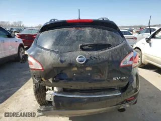 2011 Nissan Murano SV with VIN JN8AZ1MW4BW152401, listed as a Copart auction lot 49288145 with 128,021 mi miles and Salvage Title. Bid and sale history available at carsss.com. Image 6.