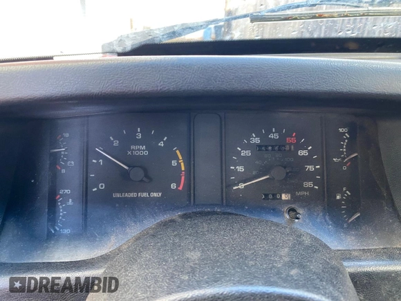 1990 Ford Mustang with VIN 1FACP44A8LF156118, listed as a Copart auction lot 41930405 with 58,620 mi miles and Clean title. Bid and sale history available at DreamBid. Image 8.