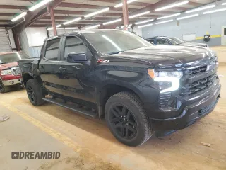 2023 Chevrolet Silverado 1500 RST with VIN 2GCUDEED3P1152321, listed as a Copart auction lot 47077775 with 43,626 mi miles and Salvage Title. Bid and sale history available at DreamBid. Image 4.