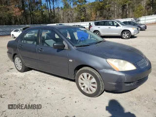 2006 Mitsubishi Lancer ES with VIN JA3AJ26E06U056942, listed as a Copart auction lot 88229295 with 155,694 mi miles and Salvage Title. Bid and sale history available at carsss.com. Image 4.