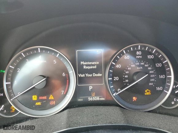 2016 Lexus ES 350 with VIN 58ABK1GG1GU028957, listed as a Copart auction lot 48022795 with 56,508 mi miles and Clean Title. Bid and sale history available at carsss.com. Image 9.