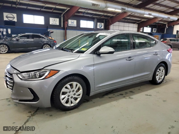 2017 Hyundai Elantra SE with VIN 5NPD74LF1HH099950, listed as a Copart auction lot 50505165 with 155,260 mi miles and Clean Title. Bid and sale history available at carsss.com. Image 1.