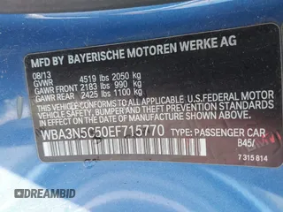 2014 BMW 4 Series 428i xDrive z VIN WBA3N5C50EF715770, wystawiony jako IAAI lot #41803713 z przebiegiem 77 602 mil mil oraz . Historia ofert i sprzedaży dostępna na DreamBid. Obrazek 9.