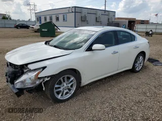 2014 Nissan Maxima S with VIN 1N4AA5AP7EC464943, listed as a Copart auction lot 61249405 with 112,209 mi miles and Salvage title. Bid and sale history available at DreamBid. Image 1.