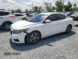 2021 Nissan Sentra SV with VIN 3N1AB8CVXMY246671, listed as a Copart auction lot 54927735 with 102,963 mi miles and Non repairable. Bid and sale history available at DreamBid. Image 1.