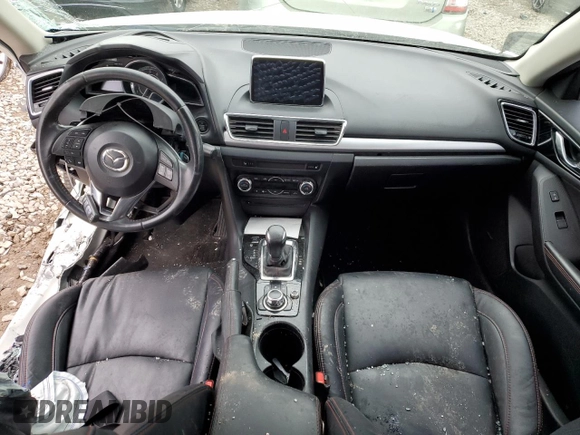 2014 Mazda 3 S Touring with VIN JM1BM1V36E1190653, listed as a Copart auction lot 85163684 with Not Provided miles and Salvage Title. Bid and sale history available at DreamBid. Image 8.