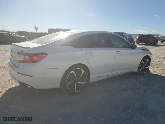 2022 Honda Accord Sedan Sport SE with VIN 1HGCV1F41NA004897, listed as a Copart auction lot 87582585 with 45,736 mi miles and Salvage Title. Bid and sale history available at carsss.com. Image 3.