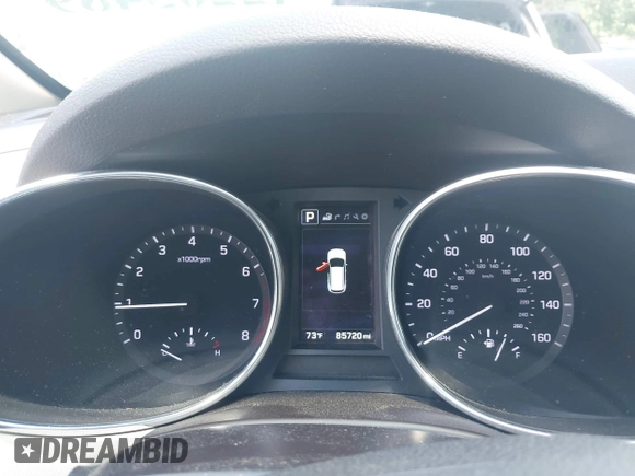 2017 Hyundai Santa Fe Ultimate with VIN 5NMZW4LA1HH052430, listed as a IAAI auction lot 42205489 with 85,720 mi miles and . Bid and sale history available at DreamBid. Image 15.