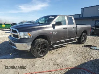 2017 Ram 1500 Express with VIN 1C6RR7FT4HS500354, listed as a Copart auction lot 47629545 with 105,444 mi miles and Clean Title. Bid and sale history available at carsss.com. Image 1.