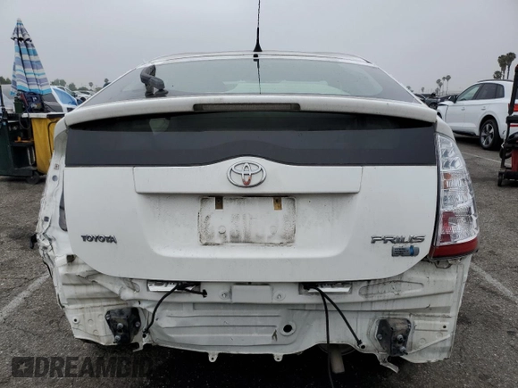 2007 Toyota Prius with VIN JTDKB20U677620113, listed as a Copart auction lot 59172195 with 73,920 mi miles and Salvage title. Bid and sale history available at DreamBid. Image 6.