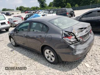 2013 Honda Civic LX z VIN 2HGFB2F51DH520293, wystawiony jako Copart lot #59308675 z przebiegiem 199 027 mil mil oraz Szkoda całkowita • Salvage title. Historia ofert i sprzedaży dostępna na DreamBid. Obrazek 2.