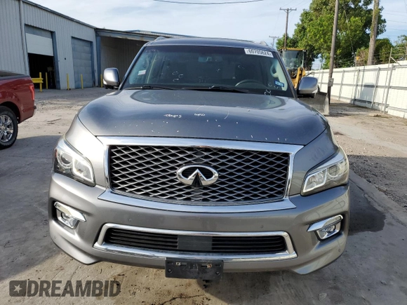 2015 Infiniti QX80 with VIN JN8AZ2NF9F9570154, listed as a Copart auction lot 60705624 with 140,183 mi miles and Clean Title. Bid and sale history available at carsss.com. Image 5.