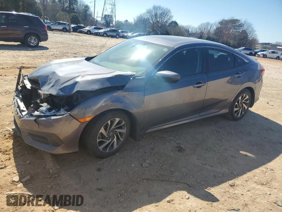 2016 Honda Civic Sedan EX with VIN 19XFC2F74GE005446, listed as a Copart auction lot 47632935 with 152,351 mi miles and Salvage Title. Bid and sale history available at carsss.com. Image 1.