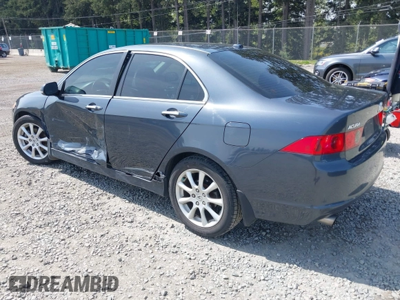 2006 Acura TSX with VIN JH4CL96846C005729, listed as a IAAI auction lot 42108665 with 163,190 mi miles. Bid and sale history available at carsss.com. Image 3.