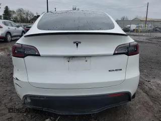 2020 Tesla Model Y Long Range with VIN 5YJYGDEE2LF019133, listed as a Copart auction lot 51773455 with 26,122 mi miles and Salvage Title. Bid and sale history available at DreamBid. Image 6.