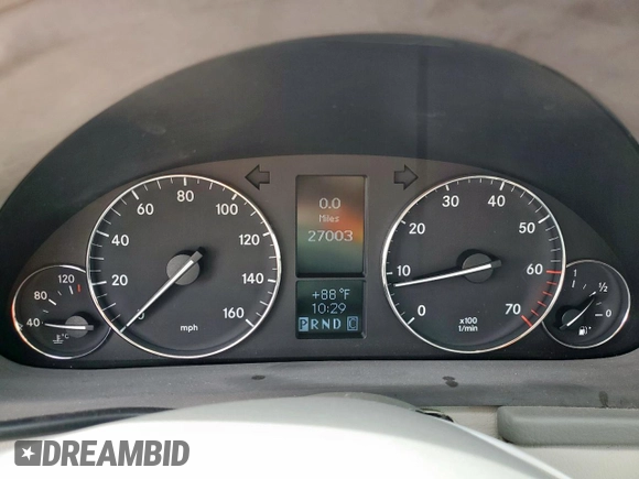 2005 Mercedes-Benz C 240 с VIN WDBRF61JX5A784252, выставлен на аукционе Copart как лот 56888685 с пробегом 27 003 миль миль и Чистый • Clean title. История ставок и продаж доступна на DreamBid. Изображение 9.