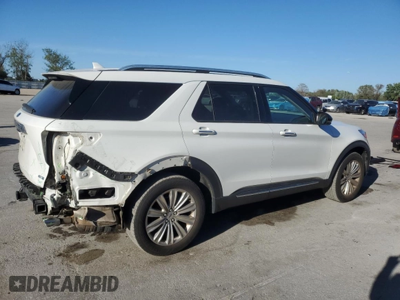 2020 Ford Explorer Limited with VIN 1FMSK8FH4LGA10441, listed as a Copart auction lot 48137415 with 76,246 mi miles and Non Repairable. Bid and sale history available at carsss.com. Image 3.